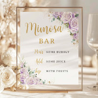 Budget Lilac Purple Rose Floral Fleurs Mimosa Bar
