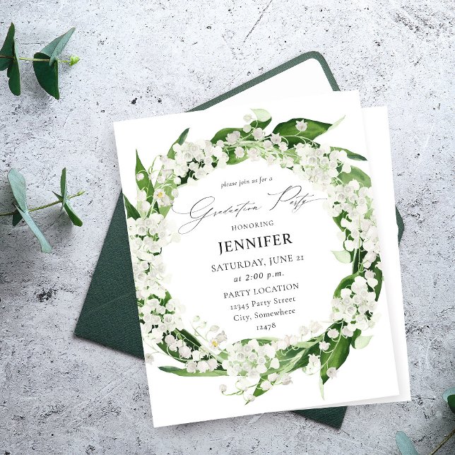 Budget Lily de la Valley Floral Graduation Party (Créateur téléchargé)
