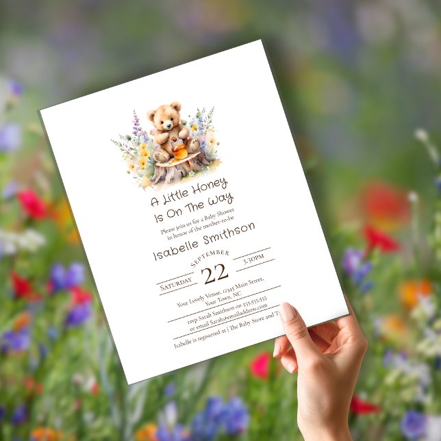 Budget Little Honey Sur Le Chemin Baby shower Tedd (Créateur téléchargé)