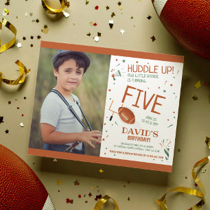 Budget Little Rookie Football Photo Anniversaire