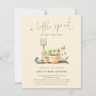 Budget Little Sprout Garden Baby shower beige