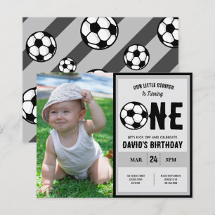 Budget Little Striker Soccer Photo 1er anniversair