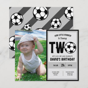 Budget Little Striker Soccer Photo 2e anniversaire