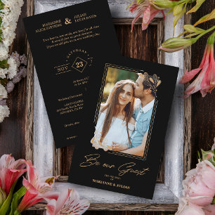 Budget Luxe Fake Golden Branches Fancy Script