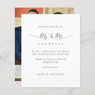 Budget M. M. Script Photo Gay Mariage Merci