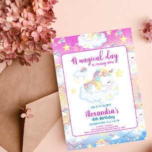 Budget Magique Unicorn Rainbow fête d'anniversaire