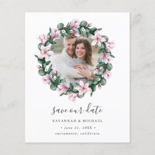 BUDGET Magnolia Wreath Photo mariage enregistrer l