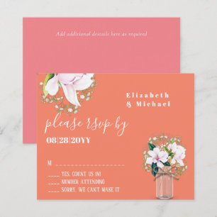 BUDGET Magnolias Fleurs de Corail Rose pour Mariag