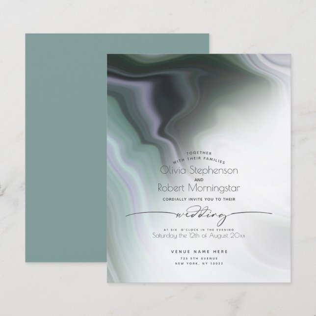 Budget Mais Belle Dusty Jade Agate (Devant / Derrière)