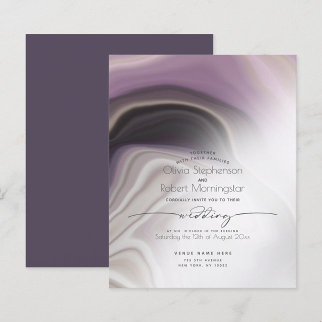 Budget Mais Belle Plum Agate Dusty (Devant / Derrière)