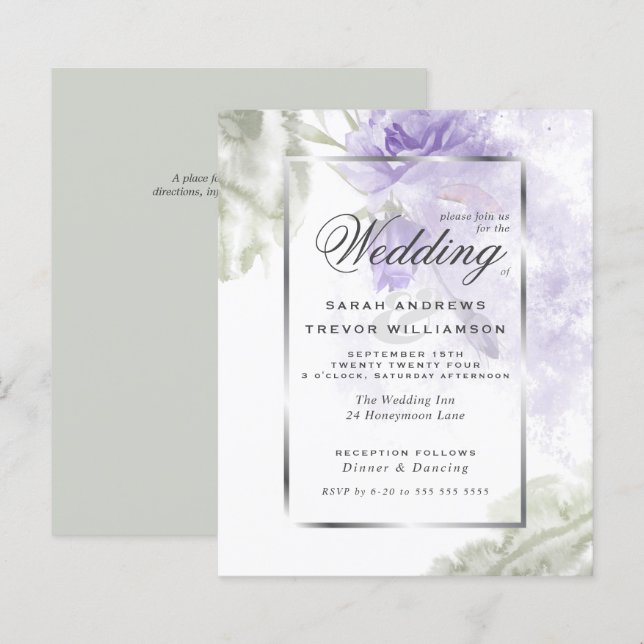 Budget mais de beaux Roses de lavande rustique (Devant / Derrière)