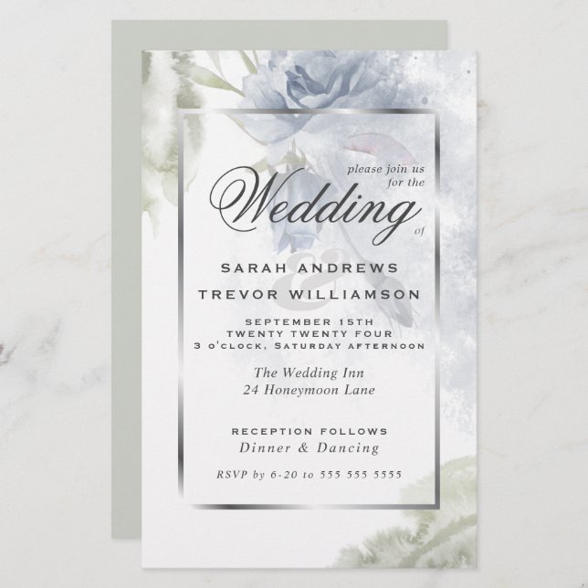 Budget, mais de beaux Roses russes bleus (Devant / Derrière)