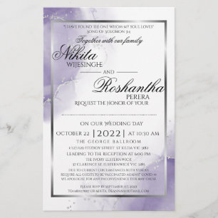 Budget Mariage Améthyste Purple Personnalisé Nikit