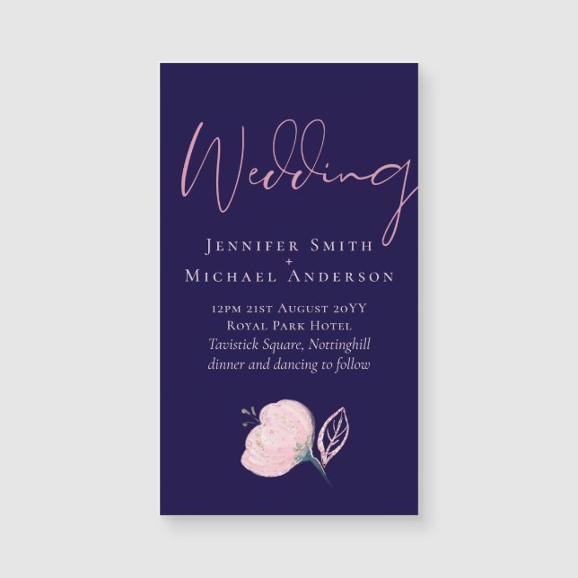 Budget Mariage bleu bleu bleu bleu bleu rose rose (Devant)