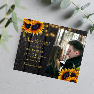 Budget mariage champêtre photo faire part de date 