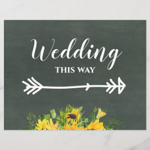 Budget Mariage DE CETTE FAÇON Chalk Tournesols