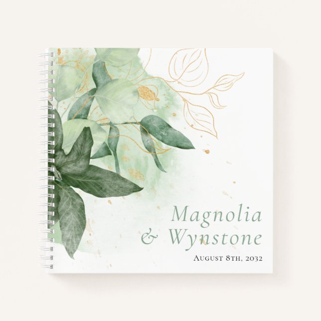 BUDGET Mariage de la verdure Livre d'or (Devant)