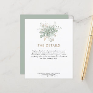 Budget Mariage Détails Invité Boîtier de remplissa