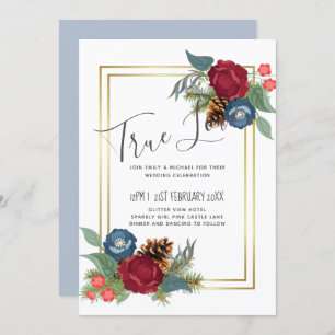 BUDGET Mariage d'hiver Bourgogne Turquoise Bleu mo