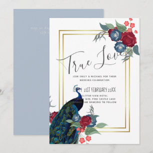 BUDGET  Mariage d'hiver ou d'automne Burgundy Bleu