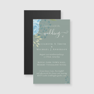 Budget Mariage Dusty Blue Rose