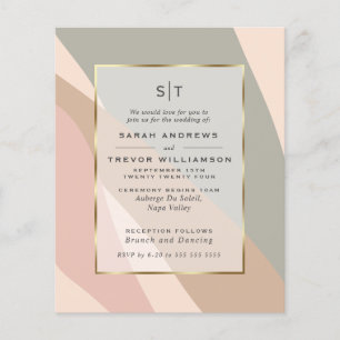 Budget Mariage Dusty Sage Dusty Rose Abstrait