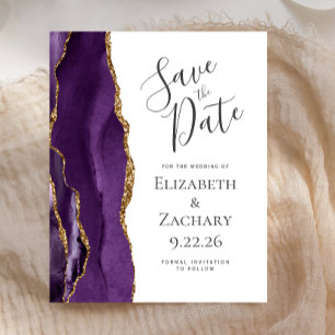 Budget Mariage Épargne Date Agate Violet Or