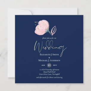 Budget Mariage or bleu rose rose de la marine mode