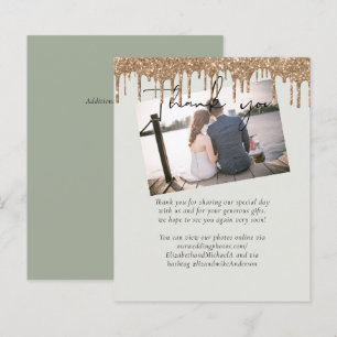 BUDGET Mariage Paillettes Or Sage