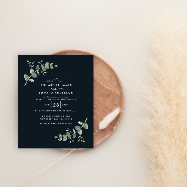 Budget Mariage sauge vert Eucalyptus botanique (Créateur téléchargé)