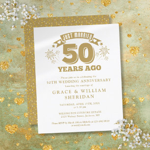 Budget Marié 50e anniversaire Invitation