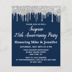 Budget Marine Argent Surprise Anniversaire Invitat