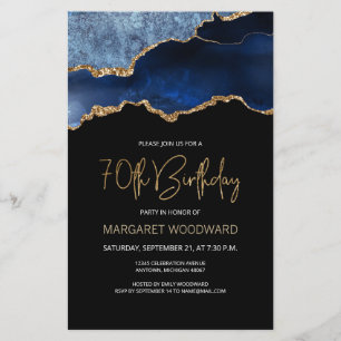 Budget Marine Blue Gold Agate 70e anniversaire Inv