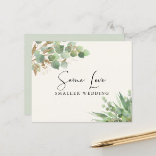 Budget Même Amour Plus Petit Mariage Eucalyptus