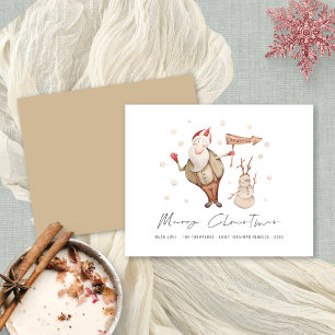 Budget mignon Père Noël Snowman Joyeux Noël