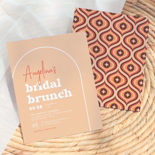 Budget Milieu Moderne Rétro Arche Brunch Enterreme (Créateur téléchargé)