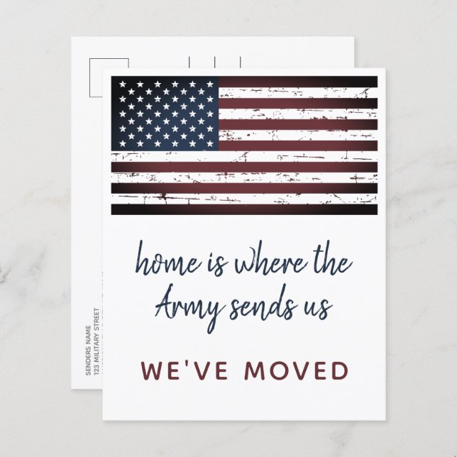 Budget Militaire PCS Déménagement Nous avons dépla (Devant / Derrière)