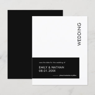 Budget Minimal Geo Bold Black White Enregistrer La