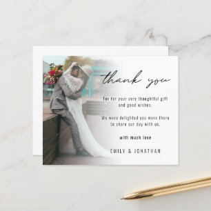 Budget Minimaliste Ajoutez votre Merci Mariage pho