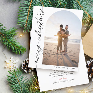 Budget minimaliste calligraphie Arche Joyeux Noël