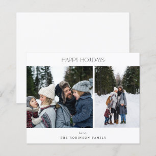 Budget Minimaliste Deux photos Joyeux jours fériés