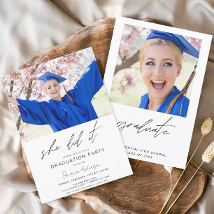 Budget Minimaliste Elle L'A Fait Graduation Party