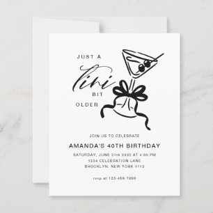 BUDGET Minimaliste Martini Noir & Blanc Anniversai