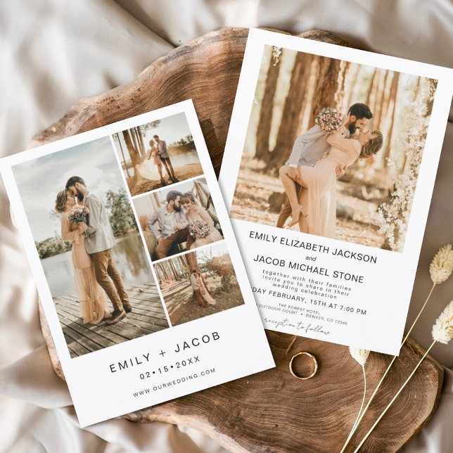 Budget Minimaliste Moderne Mariage Élégant Simple (Créateur téléchargé)