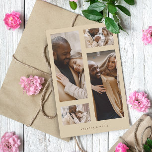 Budget Minimaliste tendance Collage Mariage 4 Phot