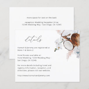 Budget MOD Corail Blanc Détails Floraux 2