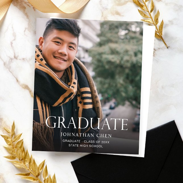 Budget Mod Photo Graduation Party Vertical Dark (Créateur téléchargé)