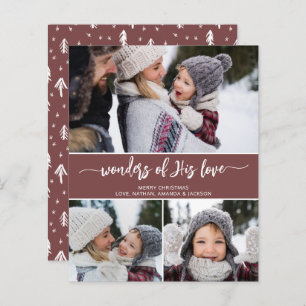 Budget Modern Photo Collage Noël religieux