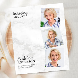 Budget Moderne 3 Photo Mémorial Célébration De Vie