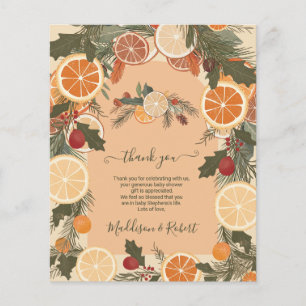 Budget Moderne Baby Shower d'Hiver aux Agrumes Séc